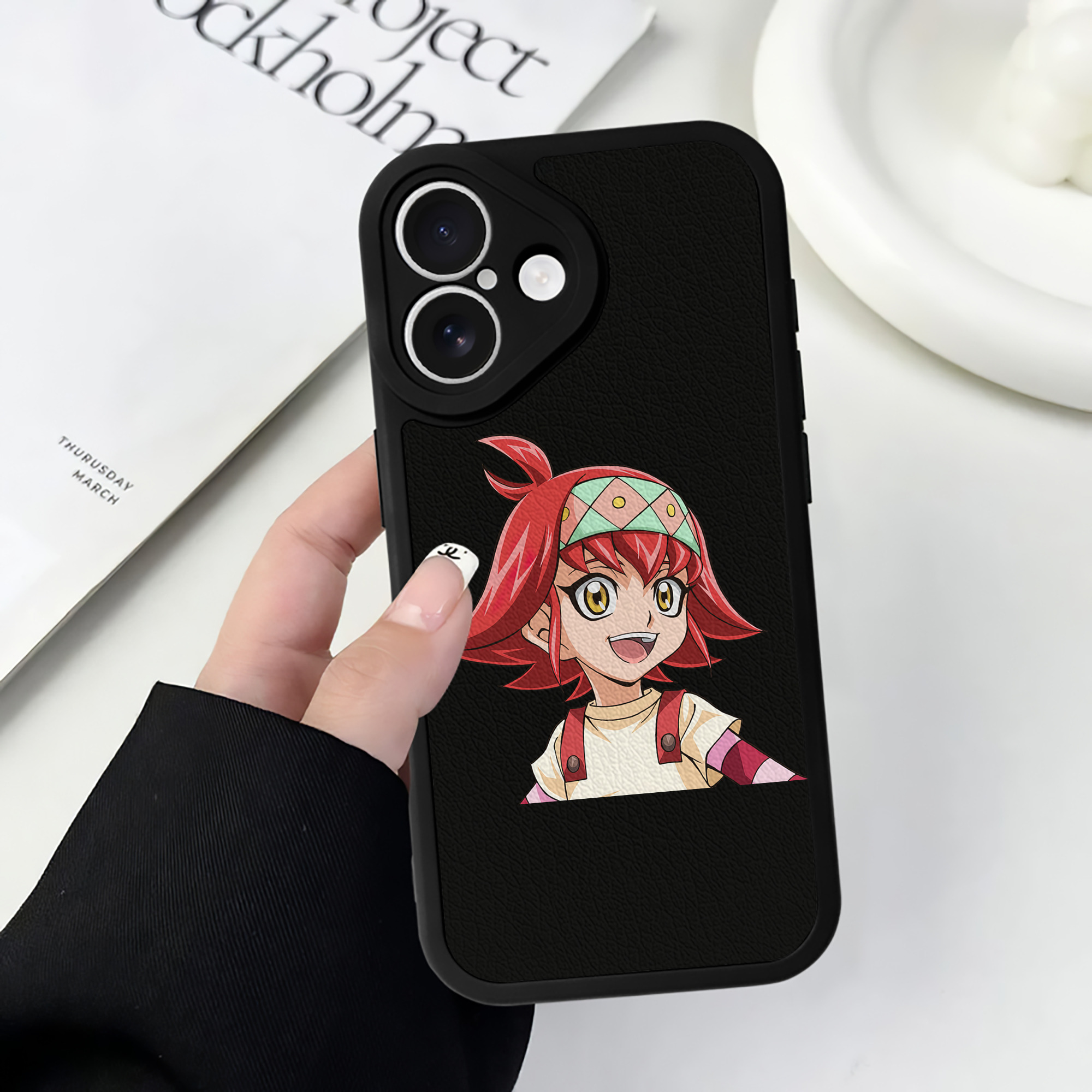 遊☆戯☆王 Yu-Gi-Oh! 【iPhone 16シリーズ対応】シリコンスマホケース（レザー調） 材質：シリコン